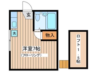 ハッピーハイツの物件間取画像